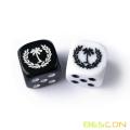 Customized Board Game Dice D6 with Printing/Engraving logo on Largest Side