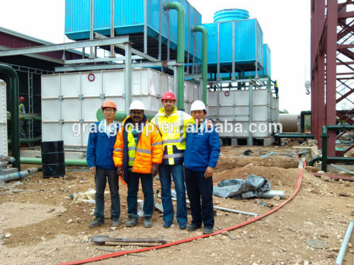 GRP panel water tank