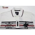 Polo YD Stripe pour homme avec grosses broderies