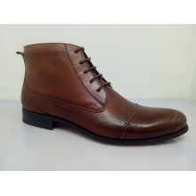 Brown Mens Lace Ankle Boots Nx 527