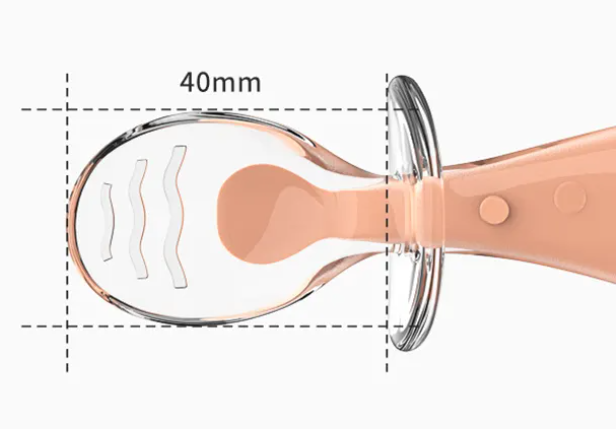 Short-handled silicone spoon Short-handled silicone spoon