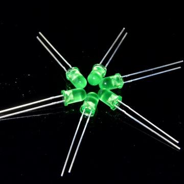 Basic 5mm Green LEDs Diffused Lens Epistar Chips