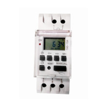 THC-15A 12VDC 16Amp Programmable Time Control Switch: Din Rail Mounting, Weekly Programmed Timer