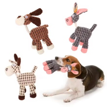 Wholesale Eco-Friendly Large Donkey-Shaped Rope Plush Dog Toy