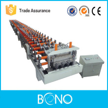 Floor decking plate roll forming machines