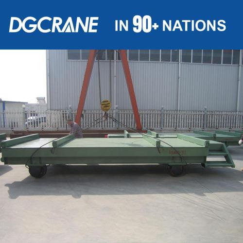 industrial flatbed transfer trailer for transfer