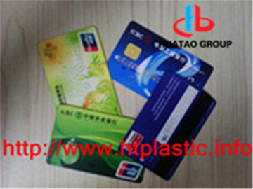 PVC bank card packing