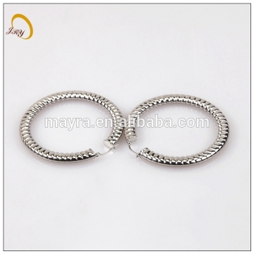 Womens 316L Stainless Steel Big Large Hoops Earrings