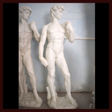 In stock famous marble statue of stone david replica