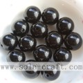 Sorte 12MM Solid Opaque Acryl Round Smooth Spacer Beads Charm für Schmuck DIY