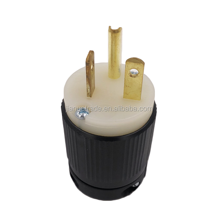 NEMA L6-20P twist lock plug