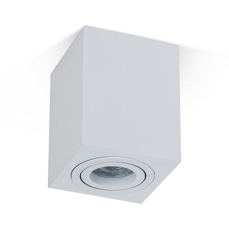 Led surface mounted spotlight 90*90MM GU10 mount ceiling light downlight fixture