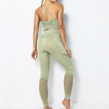 Damen Sport-BH Legging Anzug