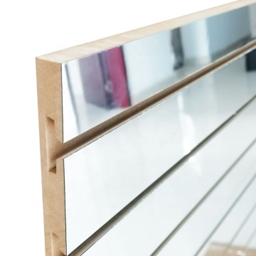 High Quality Grooved MDF Mirror Slatwall Panels & Acrylic Slatwall for Shelves