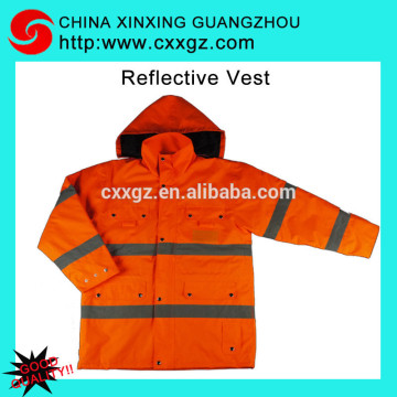 polyester long sleevs with cap reflective vest