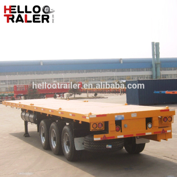 3 Axles Bulk Cargo Semi Trailer 60Ton fenced Stake Cargo Trailer