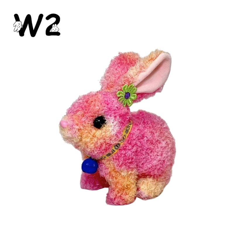 Jumping Floral Bell Teddy Rabbit Toy