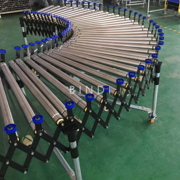 Flexible Expandable Gravity Roller Conveyors
