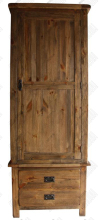 Oak Single Robe, Pine Wardrobe (RP07)