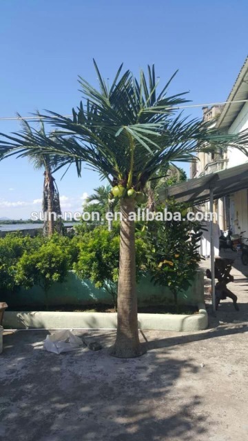 decorative coconut tree with lighting