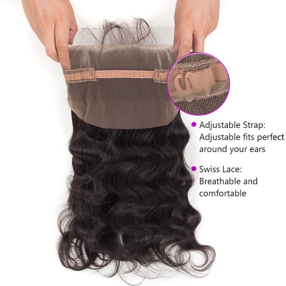 New Arrival Body Wave Lace Frontal 360 Cuticle Aligned Human Hair Good Quality Lace Frontal Wig with Baby Hair