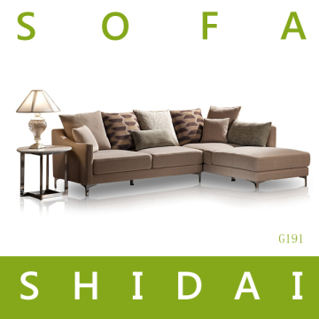 fabric corner sofa / cheap fabric sofa for sale / l shaped fabric sofas G191