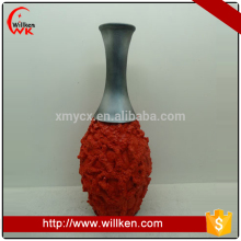 Big vase resin red sea coral decoration
