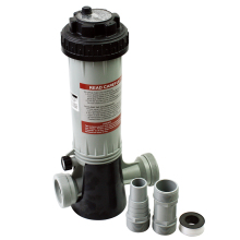 4.2lb ABS Inline Automatic Chemical Feeder for Chlorine and Bromine for Swimming Pool and Spa - Above-Ground Pools