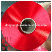 Dope Dye Fdy polyester bright yarn 150 48
