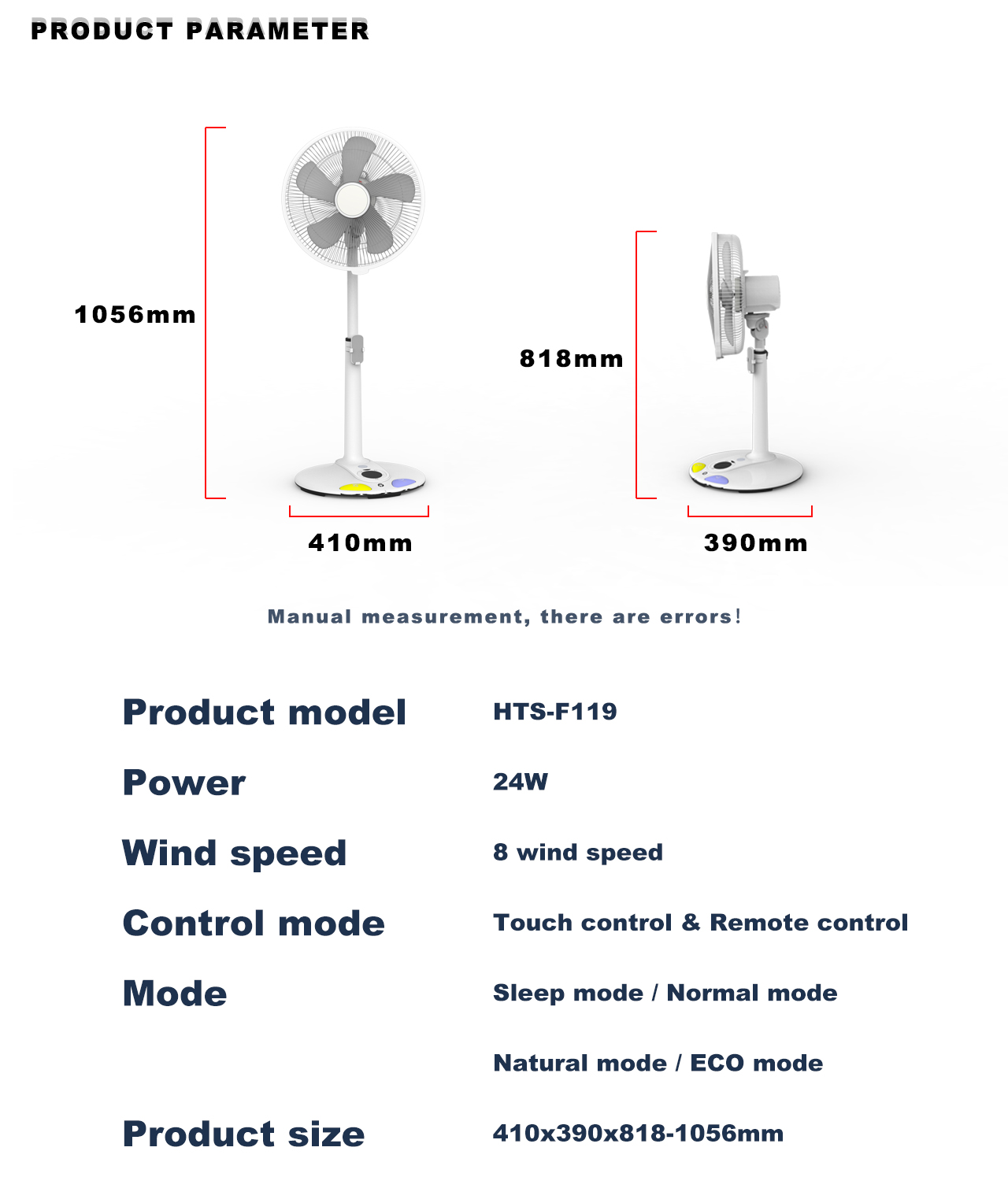 F119 pedestal fan specification F119 pedestal fan specification