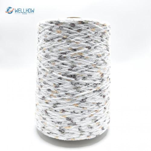 Fil de fil de fil de chenille 100% polyester teint de chenille