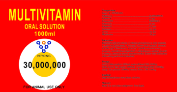 Additive Promote Animals' Growing Multivitamin Oral Solution