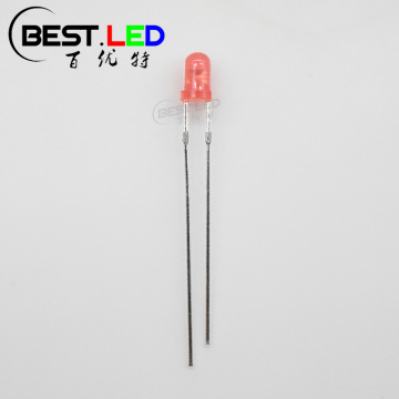 Ultra Bright 3mm Round Top Diffused Pink LED