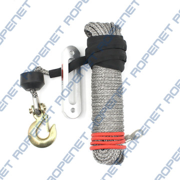 Synthetic Winch Rope Winch Line with Protective Sleeve