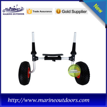 light weight kayak cart with two no-flat PU tires