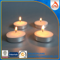 Velas de candelabro sin aroma Mini con latas de aluminio