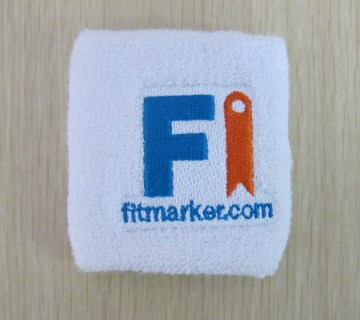 Custom Embroidered Logo Sweat Wristbands