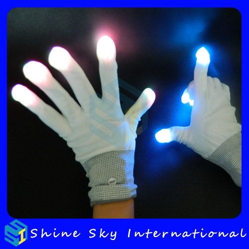 New Style Unique Novelty Led Flashing Gloves For Party
