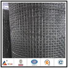 Crimped galvanized sqaure woven wire mesh with high quality