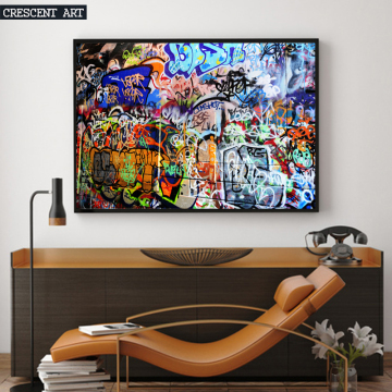 2017 New Graffiti Poster Wall Art Oil Painting