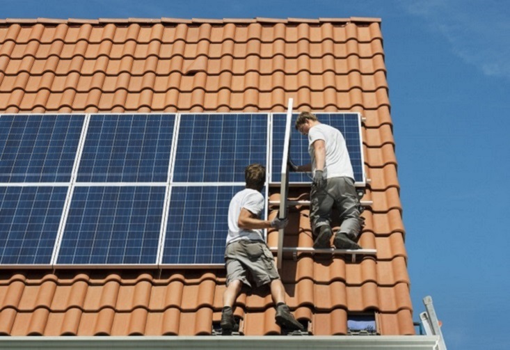 zonnepaneel 5kw fotovoltaïsch systeemvermogen op net