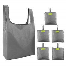 RPET Net Shopping Bag: Reusable Fold Over Grocery Bag