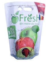 tear notch plastic zippered recycling juice packing bag
