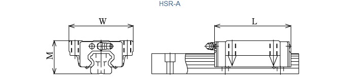 cnc linear guide rail thk linear guide hsr20b