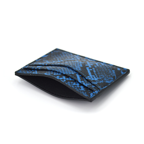 Genuine Python Leather Credit Card Holder for Gift