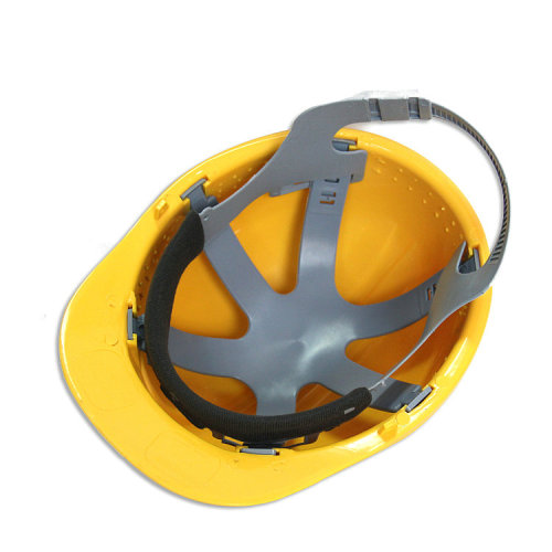 Casco de seguridad HDPE con suspensión de 6 puntos