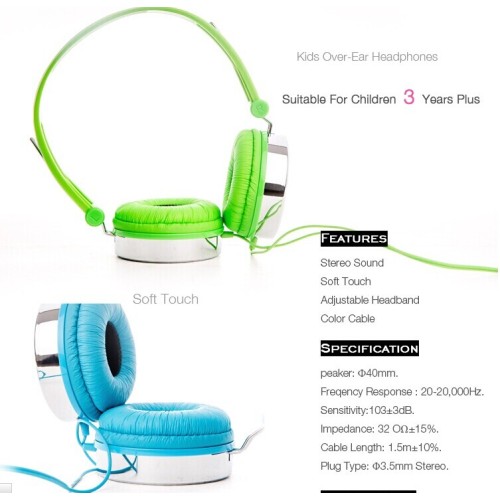 Promotion Kids Headphones Kabelgebundenes Kopfhörer-Headset