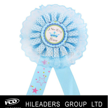 Baby Toy Round Ribbon Rosette Badge