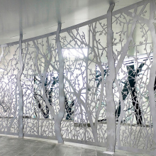 Laser Cut Steel Privacy Screens