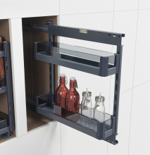 Pull Out Storage Organizer for Small Cabinets - BFF-9125